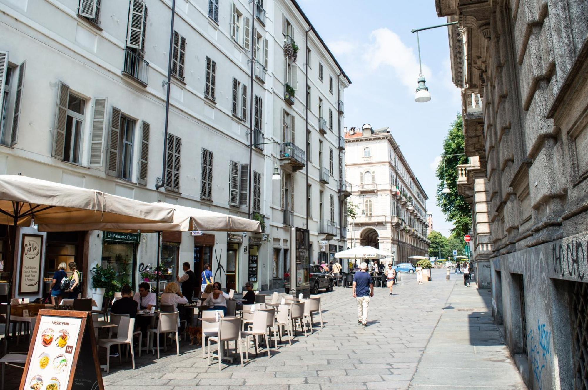 Appartement H7 Attico Blu Quadrilatero Romano Pochi Passi Dal Museo Egizio à Turin Extérieur photo